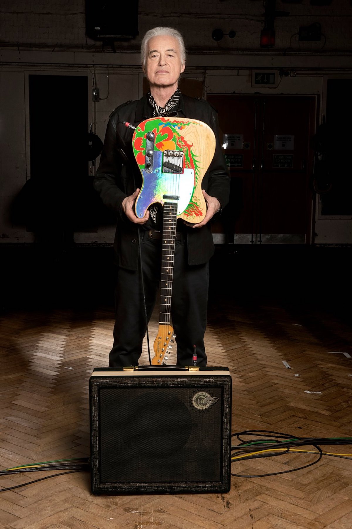 Fender Jimmy Page Dragon Telecaster — psychedelic painted body